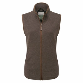 Schoffel Ladies Lambswool Aerobloc Gilet - Mole Big Clearance Event Hot Pick Sale