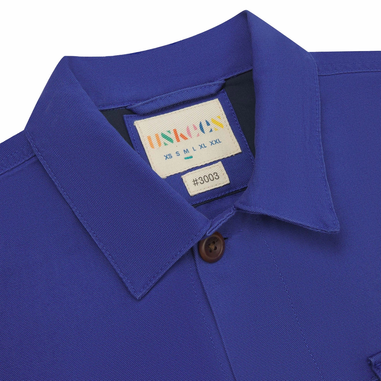 Exclusive Hot Pick Uskees 3003 Buttoned Workshirt Ultra Blue