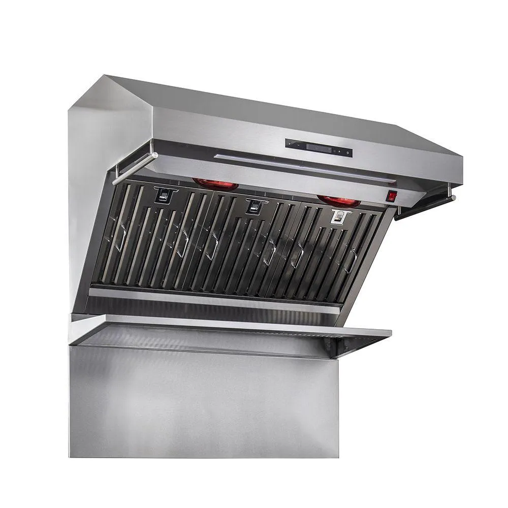 Forno FRHWM502936 Savona - 36" Wall Mount Range Hood Baffle Filter & Back Splash
