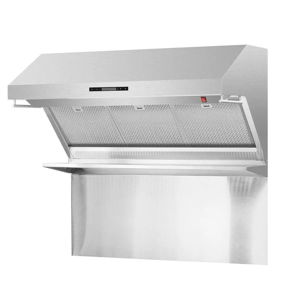 Forno FRHWM502948HB Savona - 48" Wall Mount Range Hood With Hybrid Filters & Back Splash