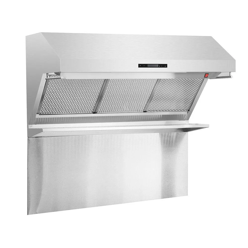 Forno FRHWM502948HB Savona - 48" Wall Mount Range Hood With Hybrid Filters & Back Splash