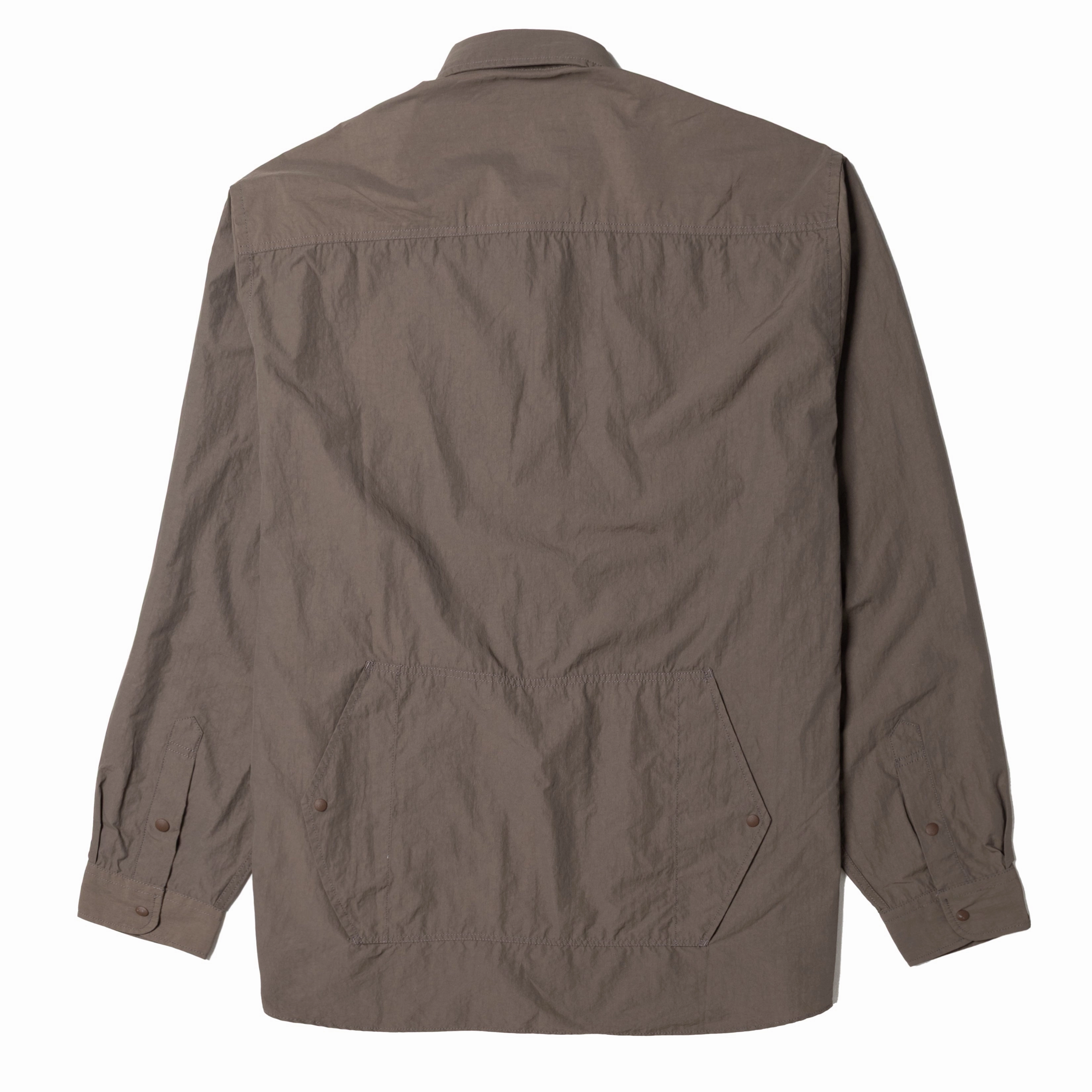 Big Savings Today Frizmworks Nylon Utility Pocket Shirt Jacket Brown