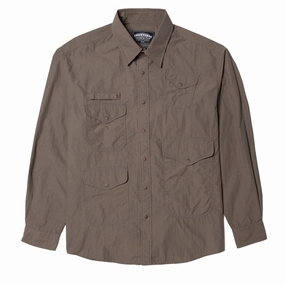 Frizmworks Nylon Utility Pocket Shirt Jacket Brown Todays Special Picks