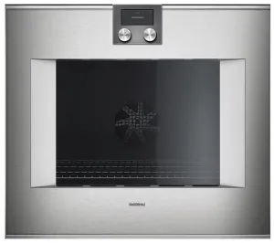 Gaggenau 400 Series 30" Self-Cleaning 4.5 Cu.Ft Glass Front Single Oven BO481613