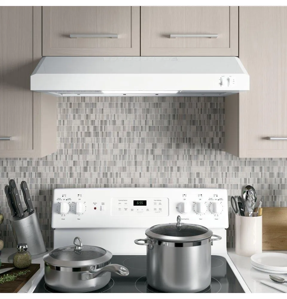 Ge Appliances JVX3300DJWW Ge? 30" Under The Cabinet Hood
