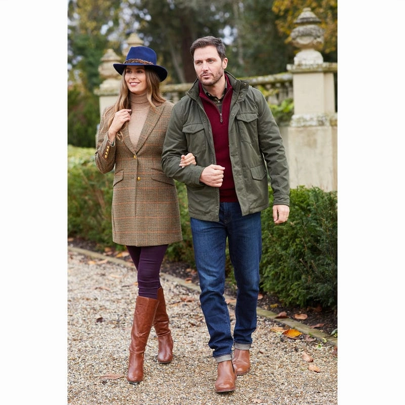 Best Deal Alert Steal the Deal Now Alan Paine Surrey Tweed Mid-Length Ladies Coat - Sycamore
