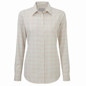 MustHave Steals Schoffel Ladies Ashley Tattersall Shirt - Grey/Chilli/Mole/Cobalt