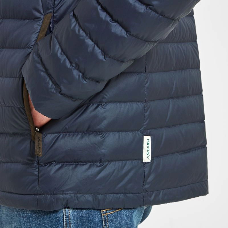Grab the Deal Now Schoffel Mens Hallaton Down Jacket - True Navy