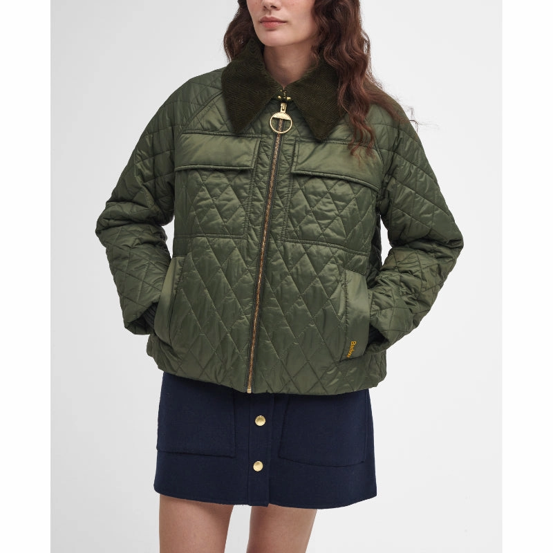 Flash Sale Now Barbour Beauly Quilt Ladies Jacket - Olive/Ancient