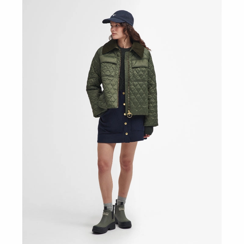 Hot Pick of the Day Price Drop Today Barbour Beauly Quilt Ladies Jacket - Olive/Ancient