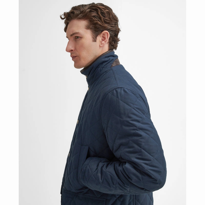 Barbour Lydford Quilted Mens Jacket - Navy Daily Special Offer