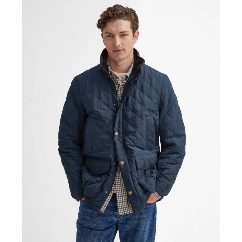 Biggest Savings Now Limited Edition Offer Barbour Lydford Quilted Mens Jacket - Navy