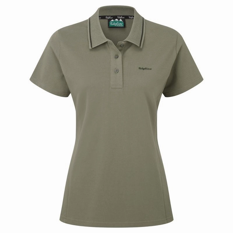 Trendy Picks Today Ridgeline Kilworth Ladies Polo Shirt - Smokey Olive