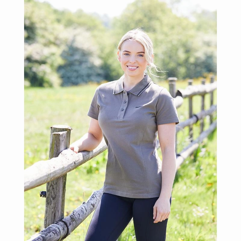 Special Offer Inside Ridgeline Kilworth Ladies Polo Shirt - Smokey Olive