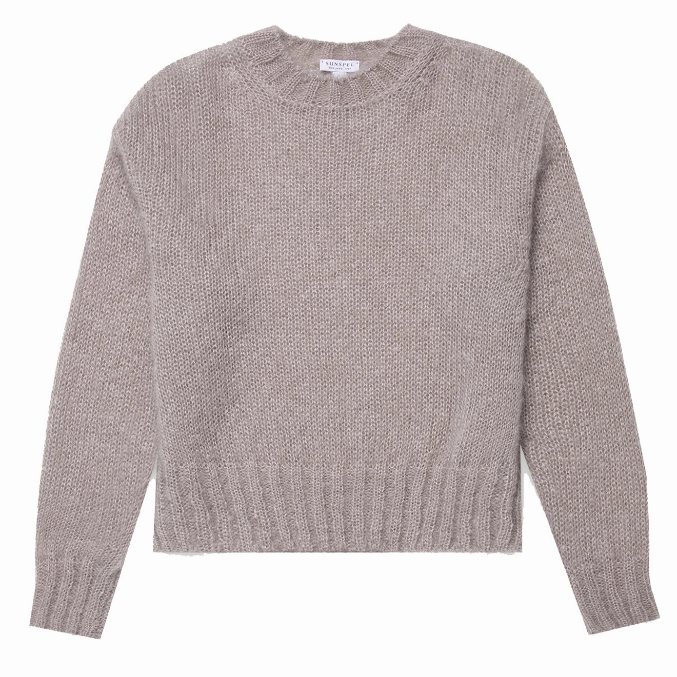 Save Big Today Shop Grab Now Sunspel Womens Mohair Jumper Sandstone