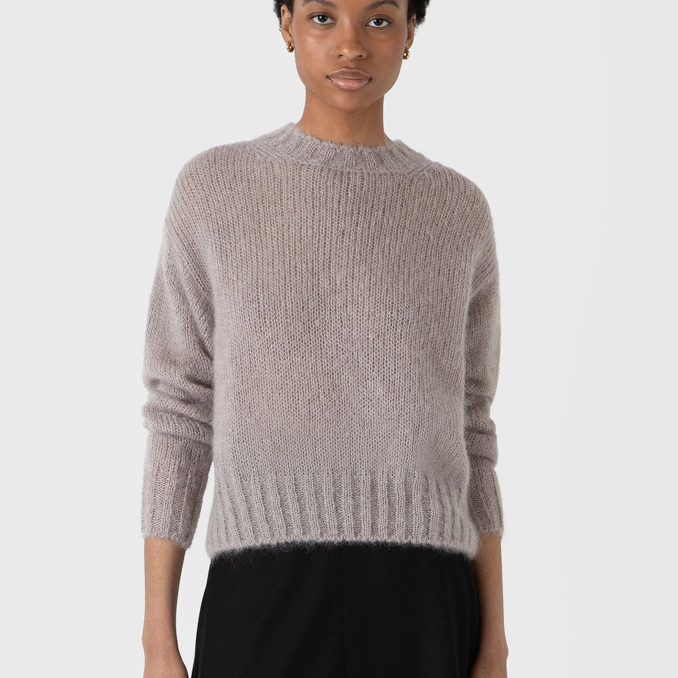 Shop Grab Savings Todays Special Picks Sunspel Womens Mohair Jumper Sandstone