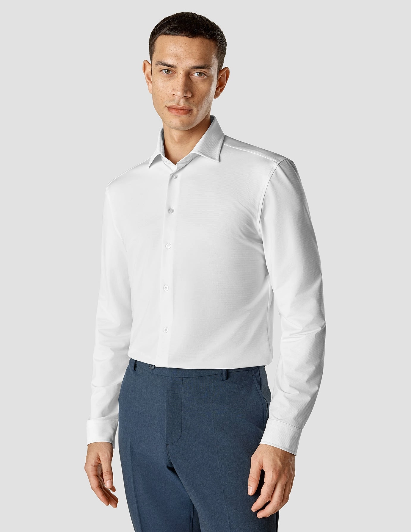 Travel Shirt White Regular Clearance Sale Shop Grab Offer