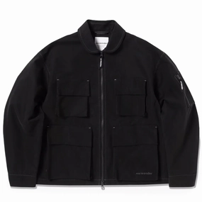 Special Surprise Sale MustShop Sale And Wander C/Pe Twill Field Jacket Black