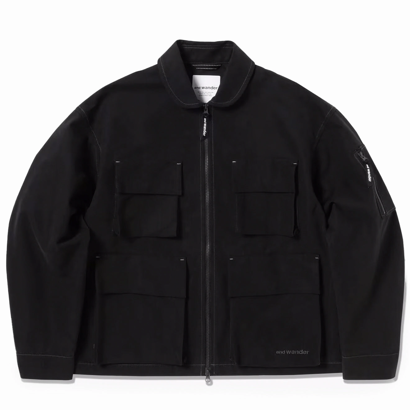 Special Surprise Sale MustShop Sale And Wander C/Pe Twill Field Jacket Black