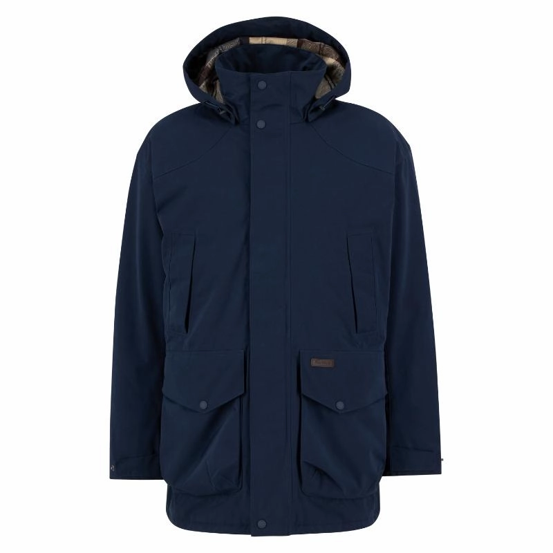 Barbour Farlam Mens Waterproof Jacket - Navy Last Chance Offer