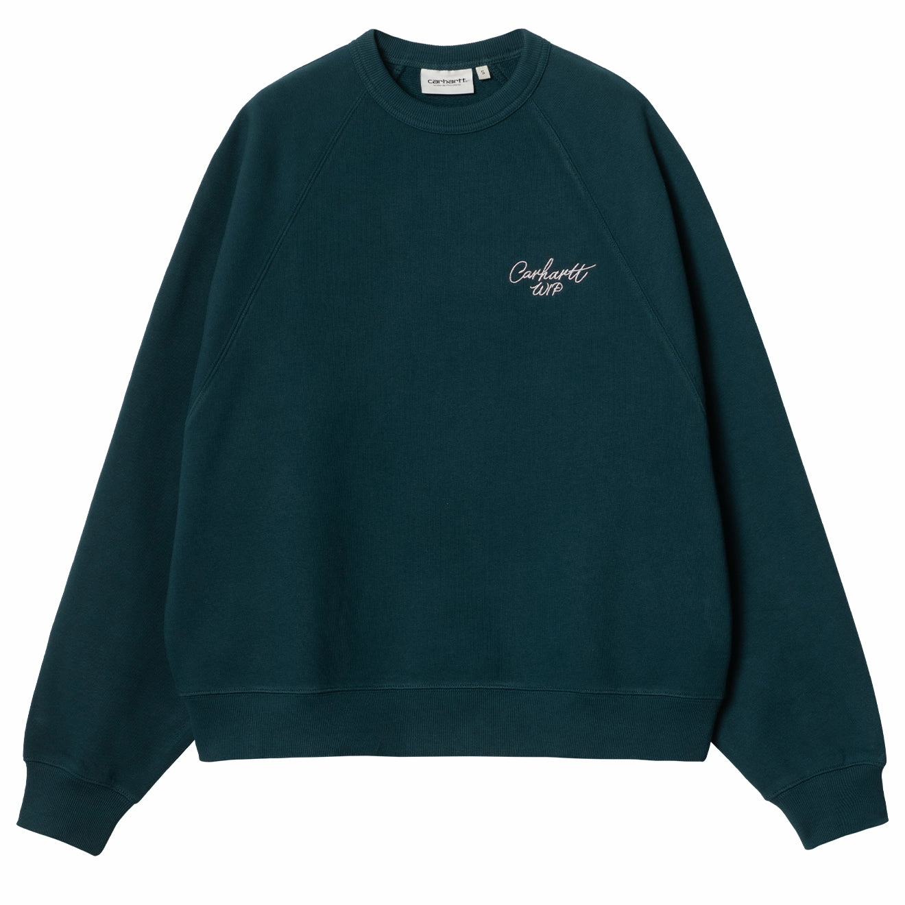 Big Savings Today MustHave Gift Ideas Carhartt Wip Womens Signature Sweat Duck Blue / White
