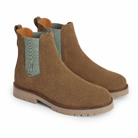 Flash Offer Today Fairfax & Favor Summer Boudica Ladies Boot - Tan/Mint
