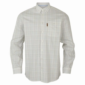 Save Big Today Grab the Deal Now Harkila Allerston Mens Shirt  - Strong Blue/White