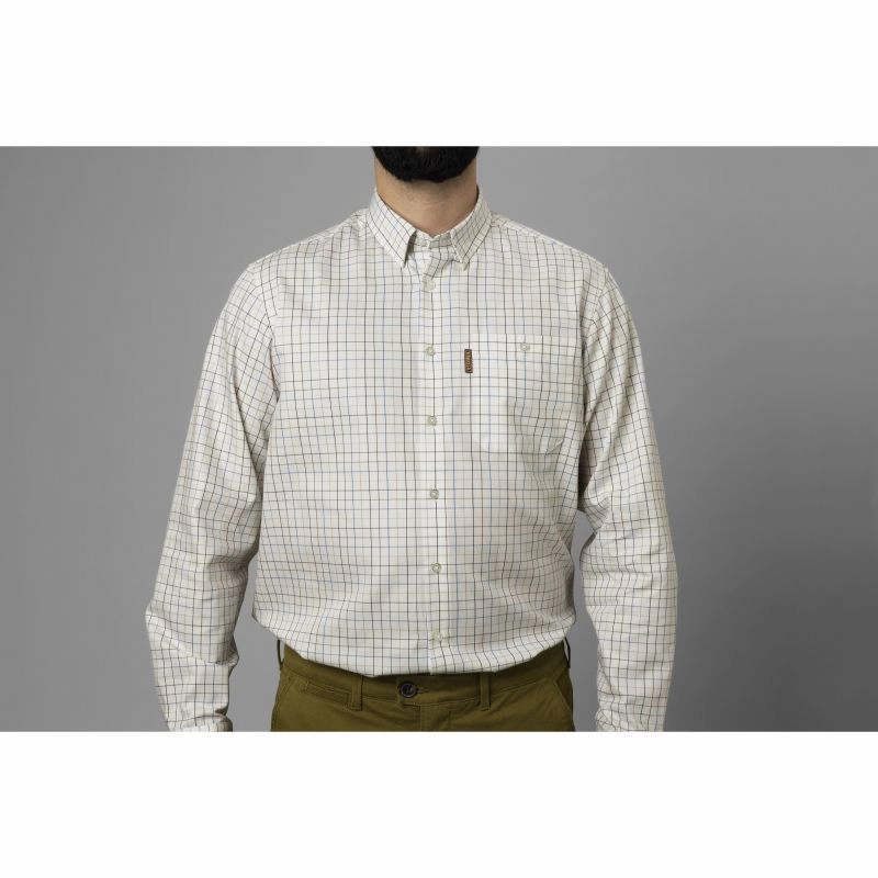 Today Only Discount Harkila Allerston Mens Shirt  - Strong Blue/White