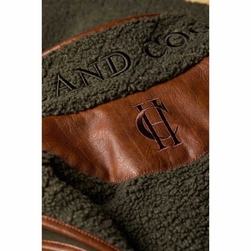 Price Drop Alert Holland Cooper Country Ladies Fleece Gilet - Khaki Borg