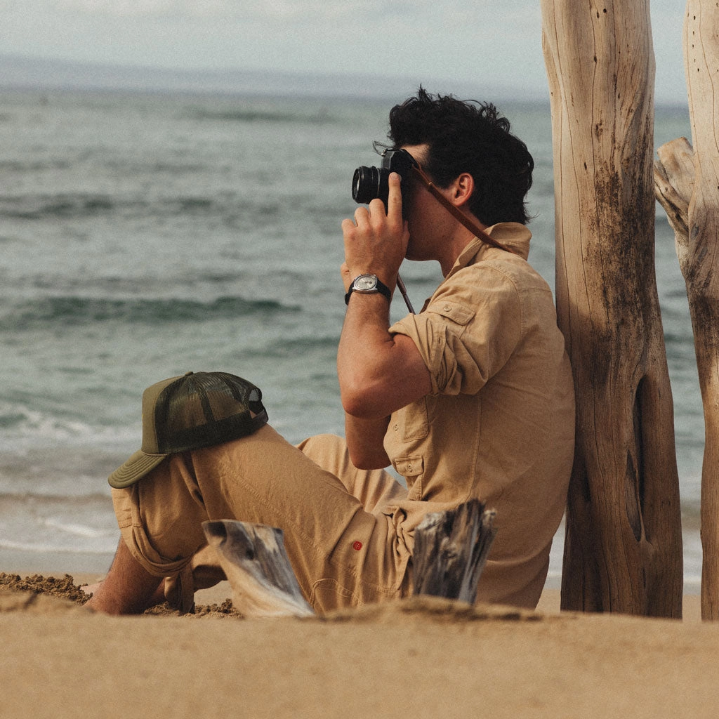 Traveller'S Linen Ss | Men'S Mega Discount Event Best Seller Discount
