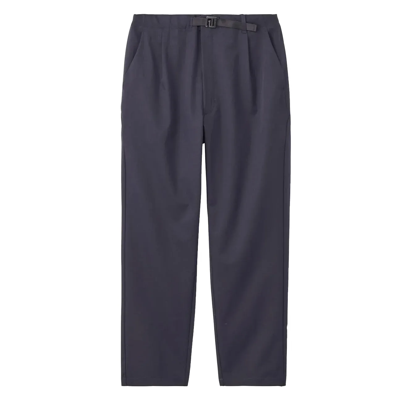Goldwin One Tuck Tapered Stretch Pants Dark Navy Mega Discount Today Hot Deal Alert
