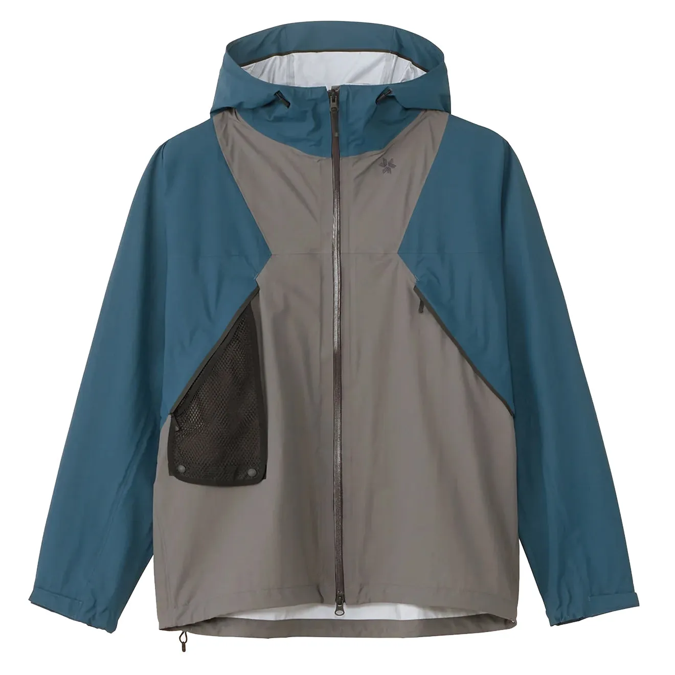 Goldwin Pertex Shieldair Mountaineering Jacket Focus Gray / Navy Blue Shop Smart Save