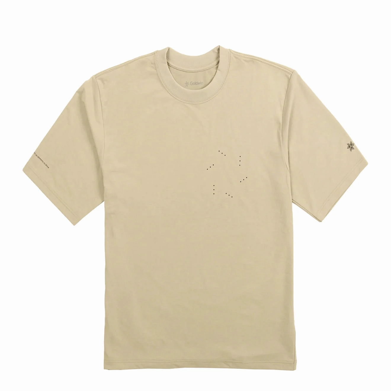 Goldwin Graphic T-Shirt Oak Beige Shop the Best Deals