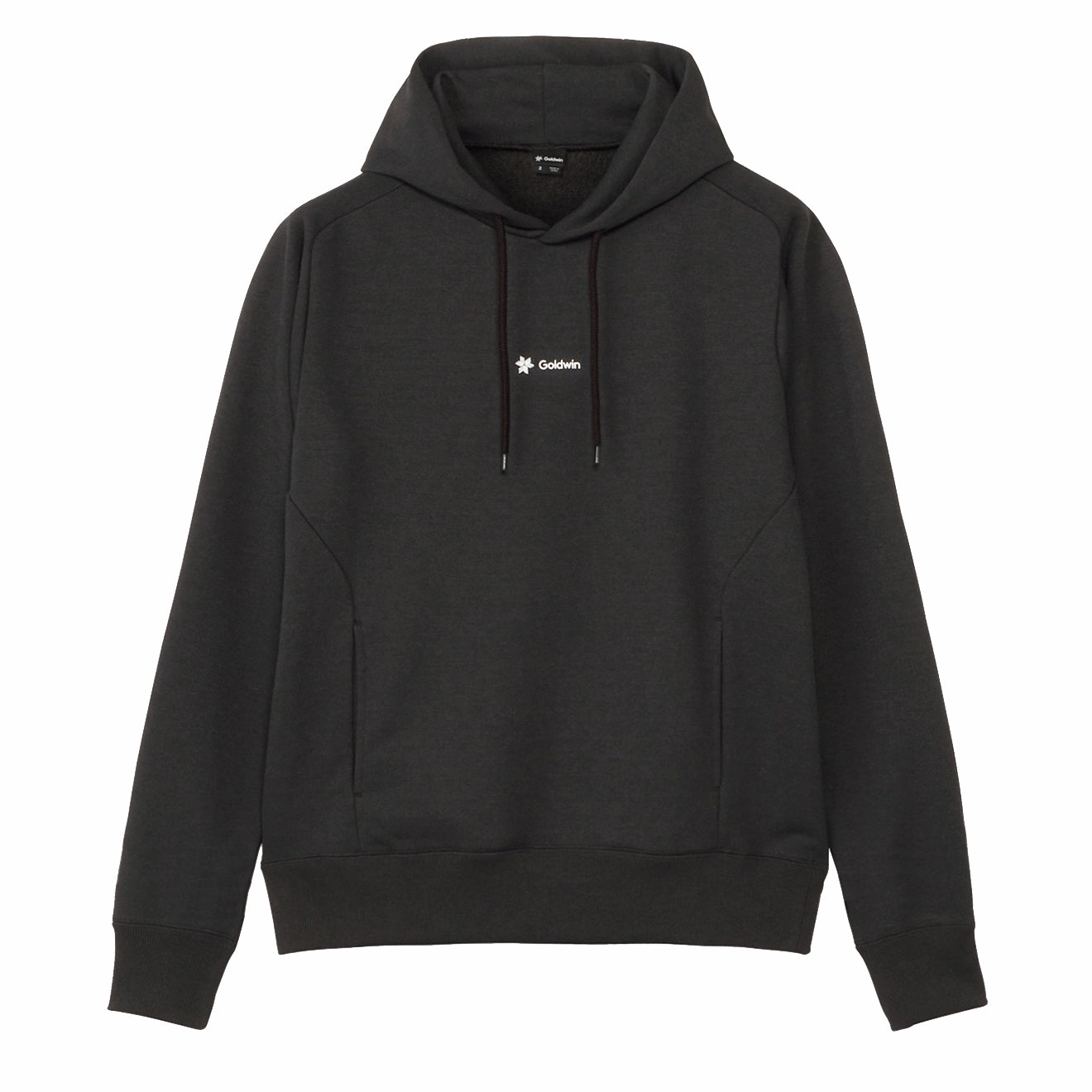 Goldwin Logo Sweat Hoodie Black Surprise Discount Today Todays Hot Savings