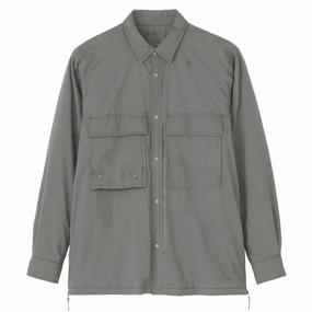 Hot Clearance Now Trending Now Discount Goldwin Pertex Double Cloth Field Warm Shirt Shadow Gray
