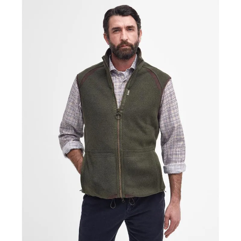 Barbour Langdale Mens Fleece Gilet - Olive Clearance Steal Today