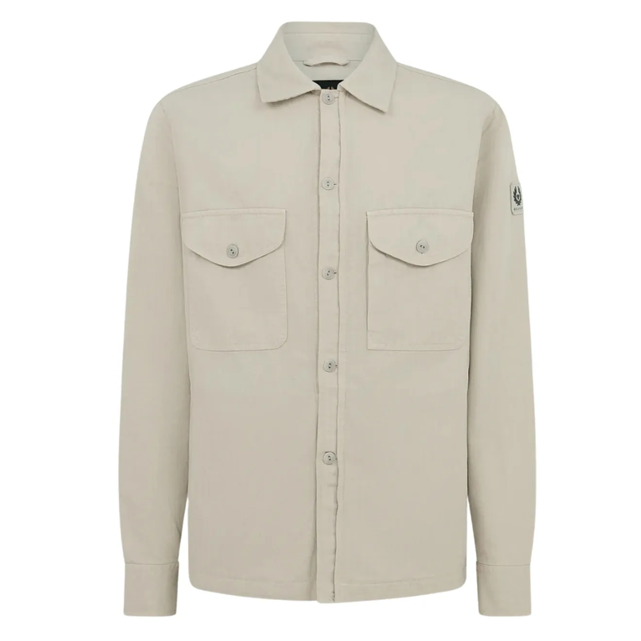 Belstaff Cs60 Overshirt Stone Beige Mega Discount Today Trending Deals Today