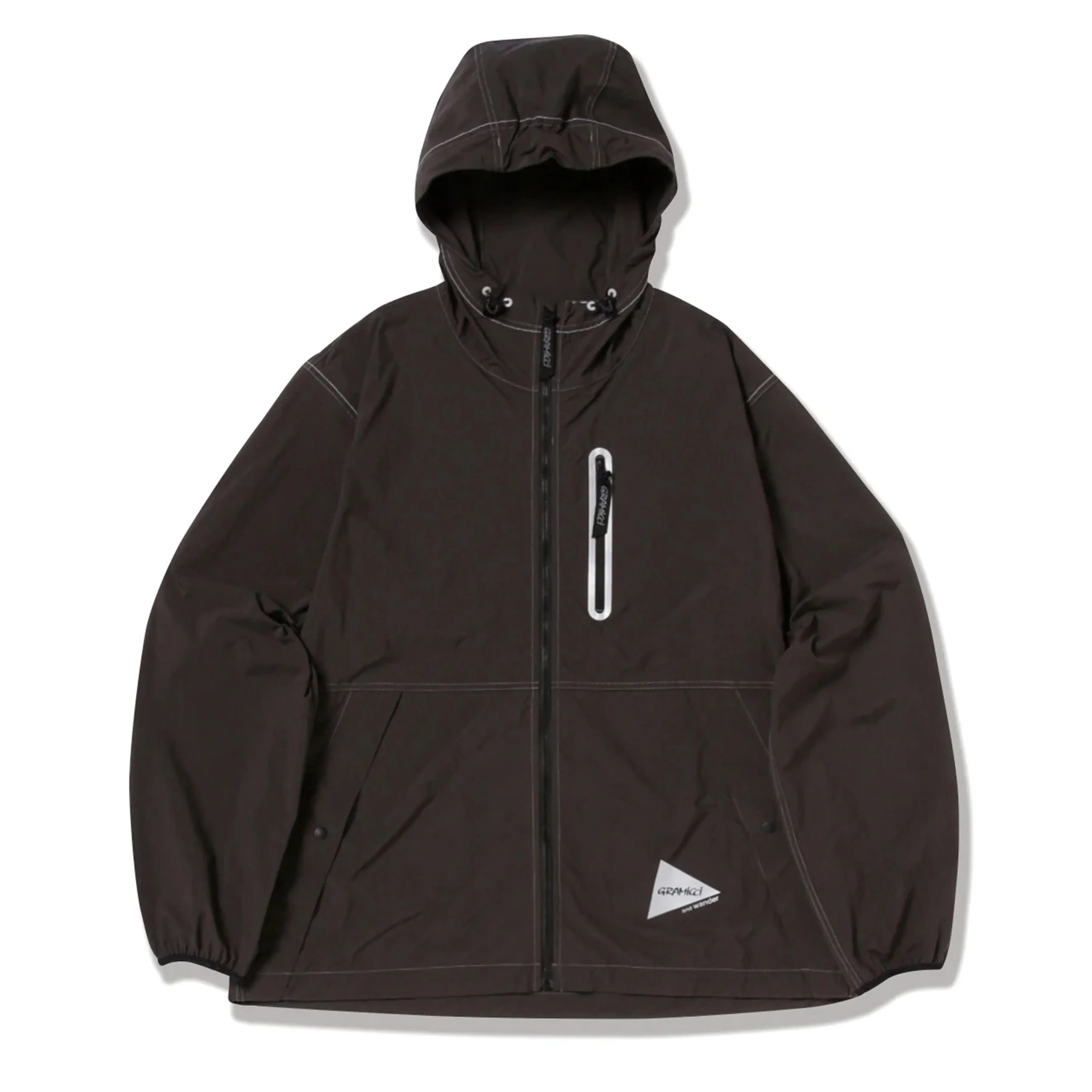 Gramicci X And Wander Brushed Nylon Jacket Charcoal Trendy Picks Today Hot Offer Frenzy