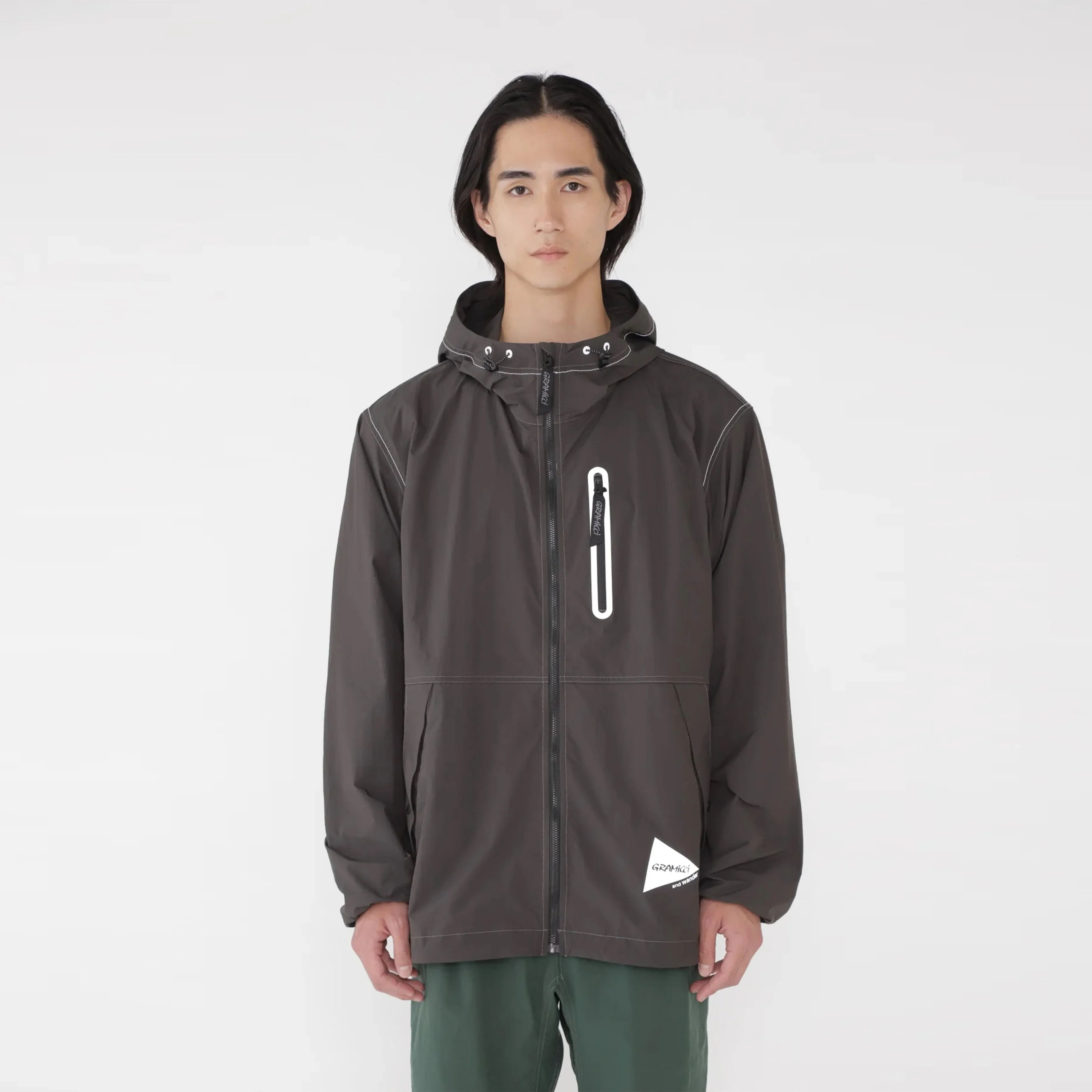 Gramicci X And Wander Brushed Nylon Jacket Charcoal Flash Offer Today Trending Offer Today