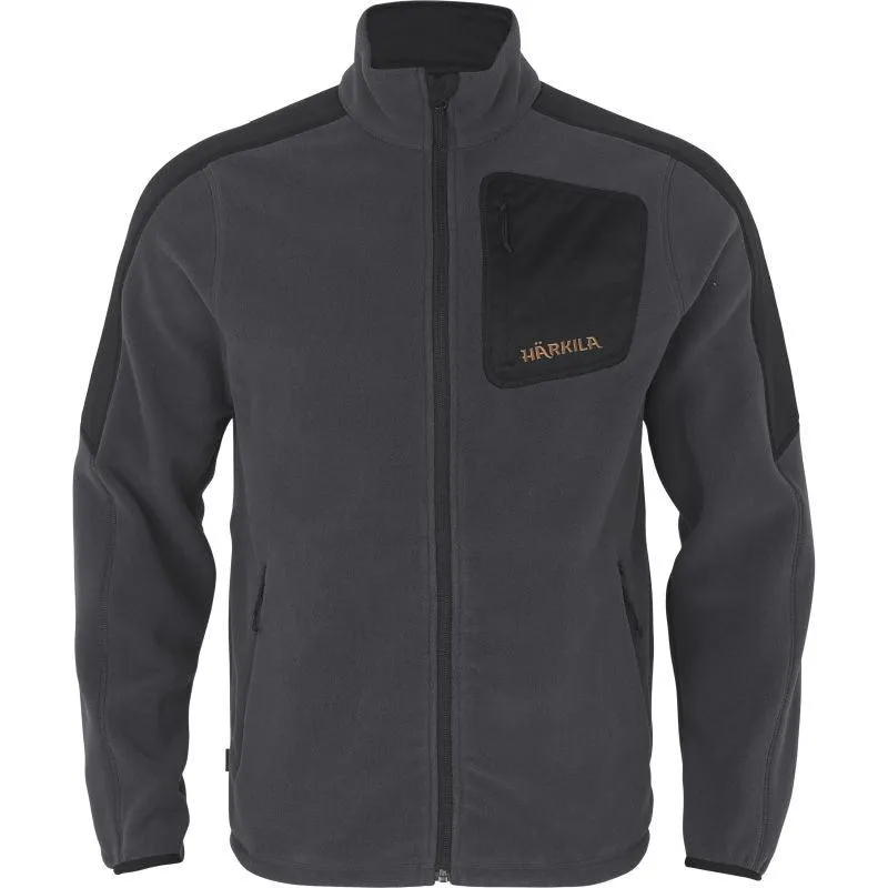 Harkila Venjan Polartec Mens Fleece Jacket - Black/Grey Trending Now Discount