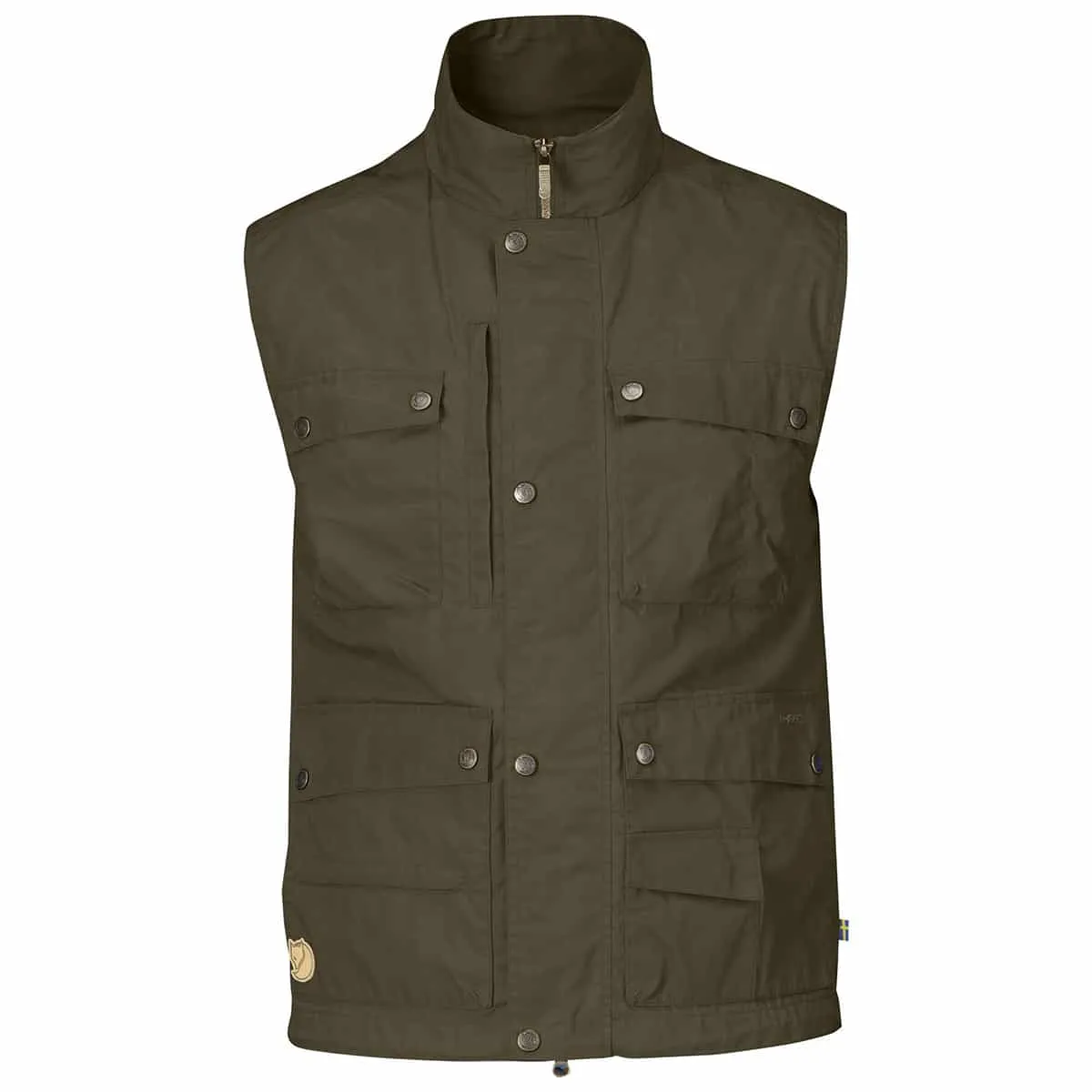 Fjallraven Reporter Lite Vest Dark Olive Shop Grab Offer