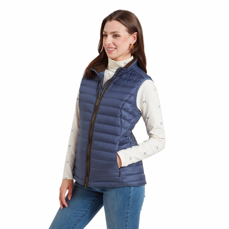 Trending Hot Picks Hot Pick Deal Schoffel Launde Down Ladies Gilet - Stone Blue