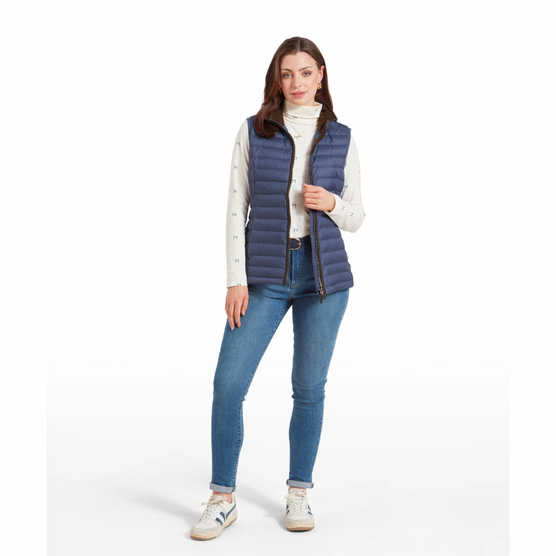 Schoffel Launde Down Ladies Gilet - Stone Blue Todays Mega Savings Limited Time Hot Deal