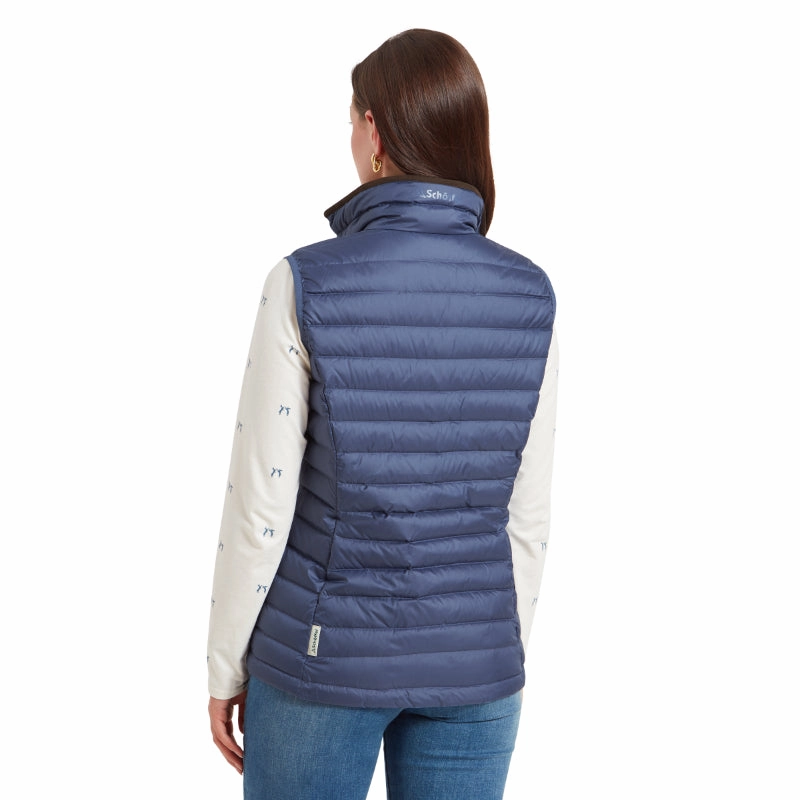 Big Hot Sale Schoffel Launde Down Ladies Gilet - Stone Blue