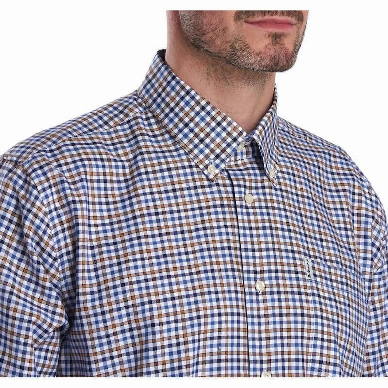 Barbour Agden Regular Fit Mens Shirt - Sandstone Big Sale Today