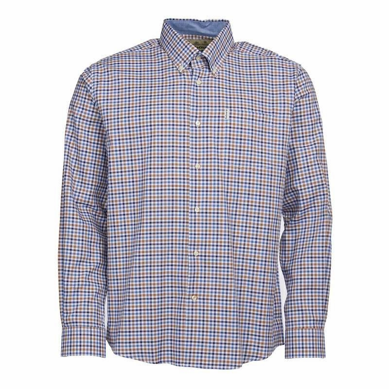 Barbour Agden Regular Fit Mens Shirt - Sandstone Dont Miss Hot Deals