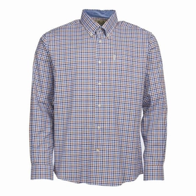 Barbour Agden Regular Fit Mens Shirt - Sandstone Dont Miss Hot Deals