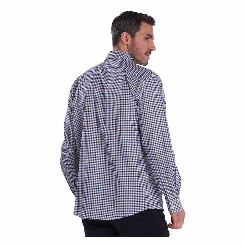 Barbour Agden Regular Fit Mens Shirt - Sandstone Hot Discount Deal