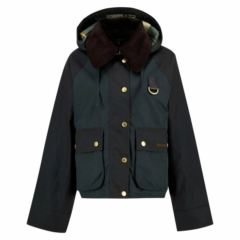 Flash Offer Today Shop Hot Picks Barbour Reighton Wax Ladies Jacket - Sage/Rustic/Ancient