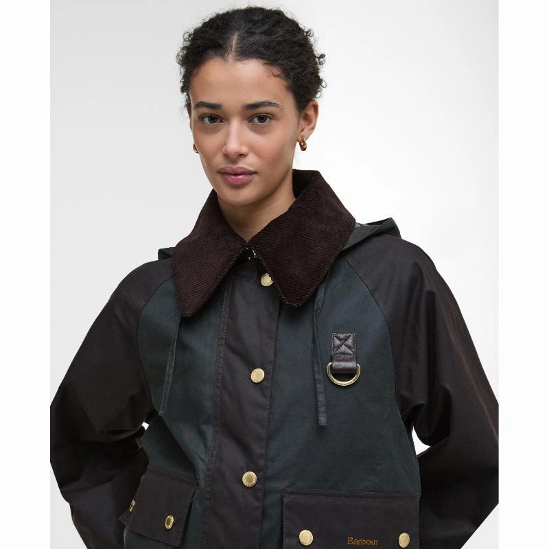 Mega Discount Event Dont Miss Out Barbour Reighton Wax Ladies Jacket - Sage/Rustic/Ancient